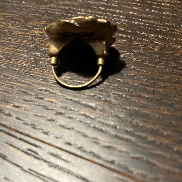 Stunning Colourful sequin-Gold plated Rose-flower ring - Picture 4 of 5